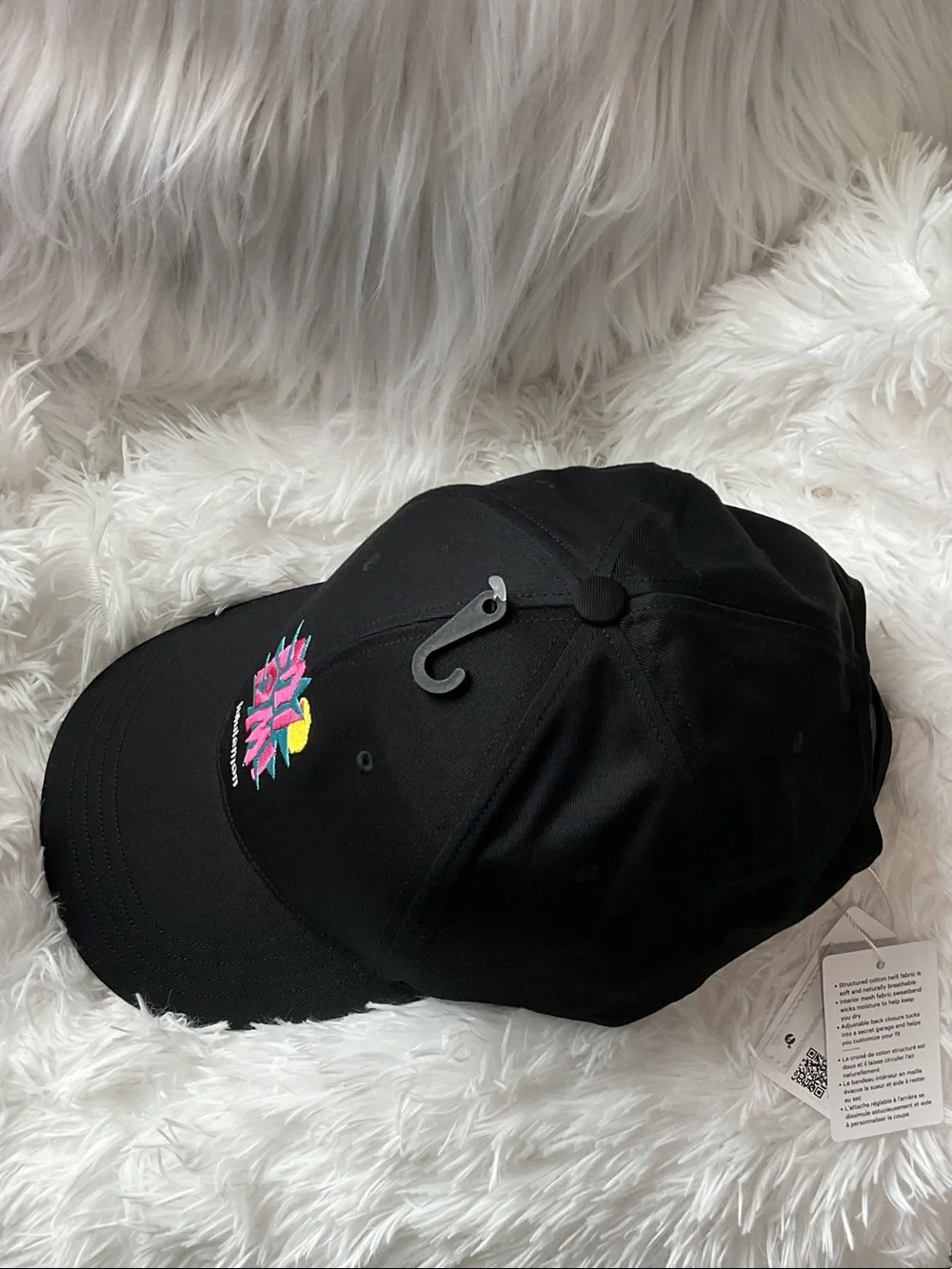 Lululemon Unisex Structured Ball Cap- Miami*- Color(Black)